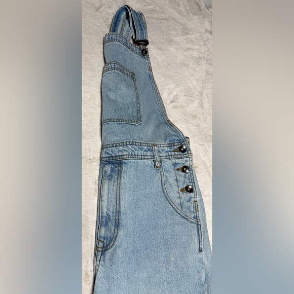 BDG Urban Outfitters Light Wash Denim Overalls 34 - Picture 5 of 8